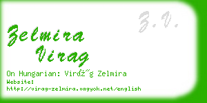zelmira virag business card